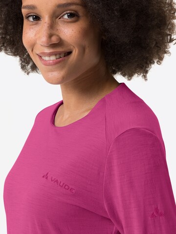 VAUDE Functioneel shirt 'Yaras' in Roze