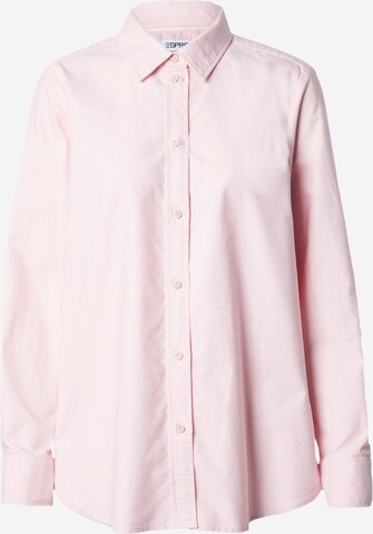 Camicia da donna di ESPRIT in rosa: frontale