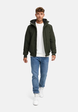 INDICODE JEANS Winterjas 'Albanos ' in Groen