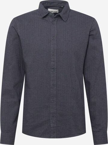 BLEND Regular fit Button Up Shirt in Grey: front