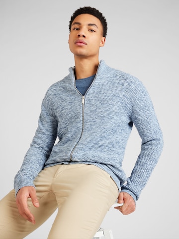 SELECTED HOMME Knit Cardigan 'VINCE' in Blue: front