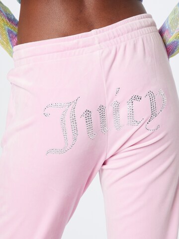 rozā Juicy Couture Vaļīgs piegriezums Bikses