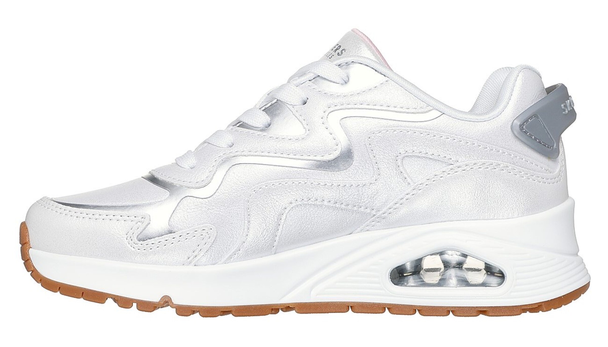 SKECHERS Sneakers in Silver: front