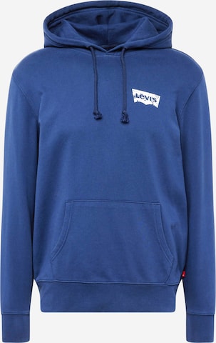 LEVI'S ® Sweatshirt 'Standard Graphic Hoodie' in Blauw: voorkant