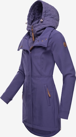 Manteau fonctionnel 'Ybela' Ragwear en violet