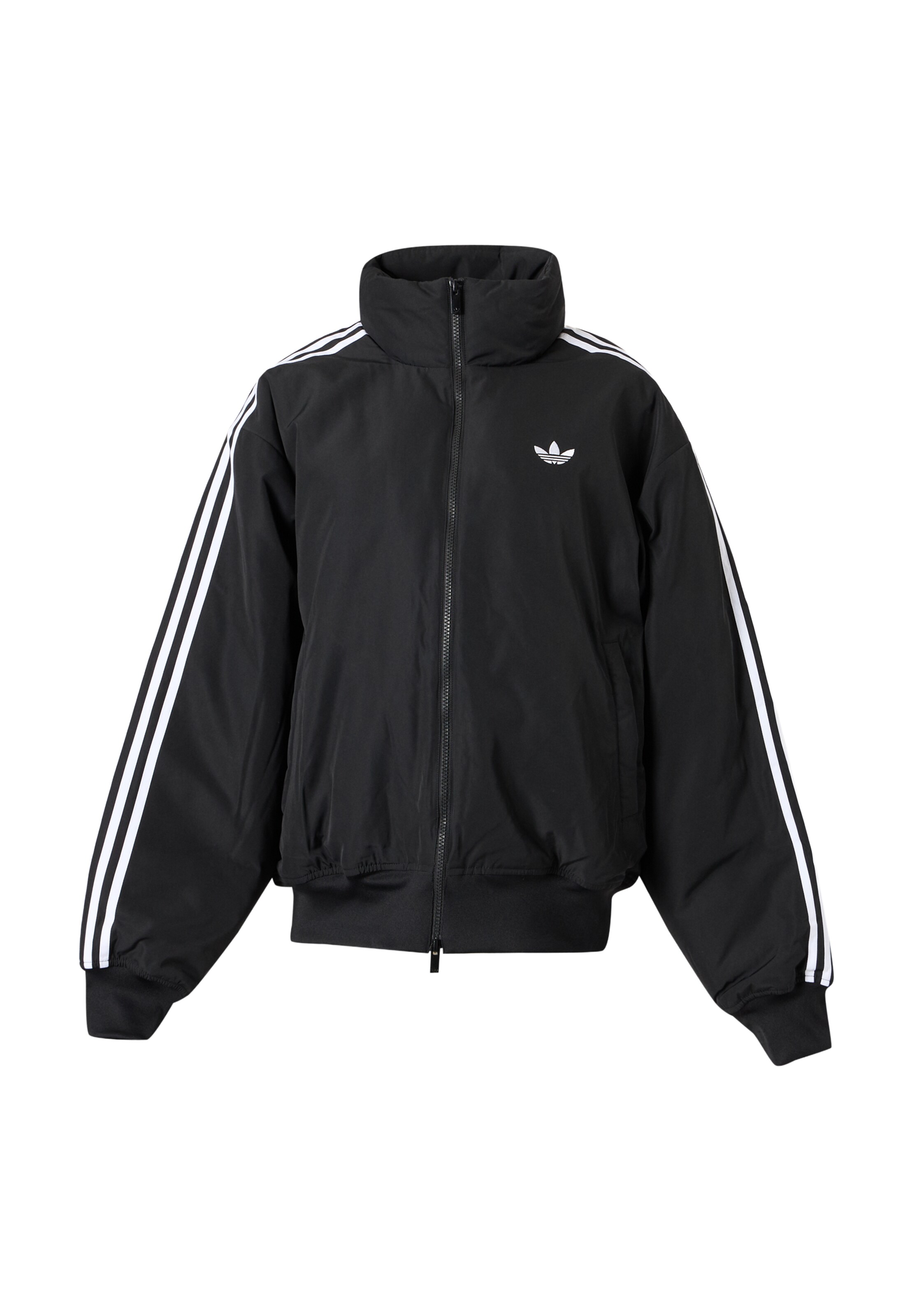 ADIDAS ORIGINALS Jopa na zadrgo | črna barva: sprednja stran