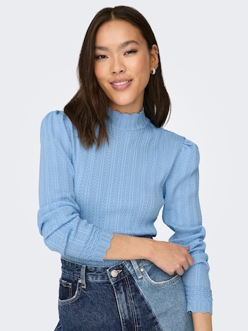 ONLY Пуловер 'SANDY' в синьо