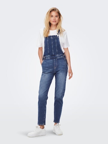 ONLY Slim fit Dungarees 'Percy' in Blue: front