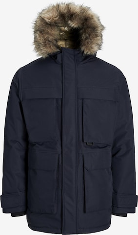 Parka mi-saison 'JJStar' JACK & JONES en bleu : devant