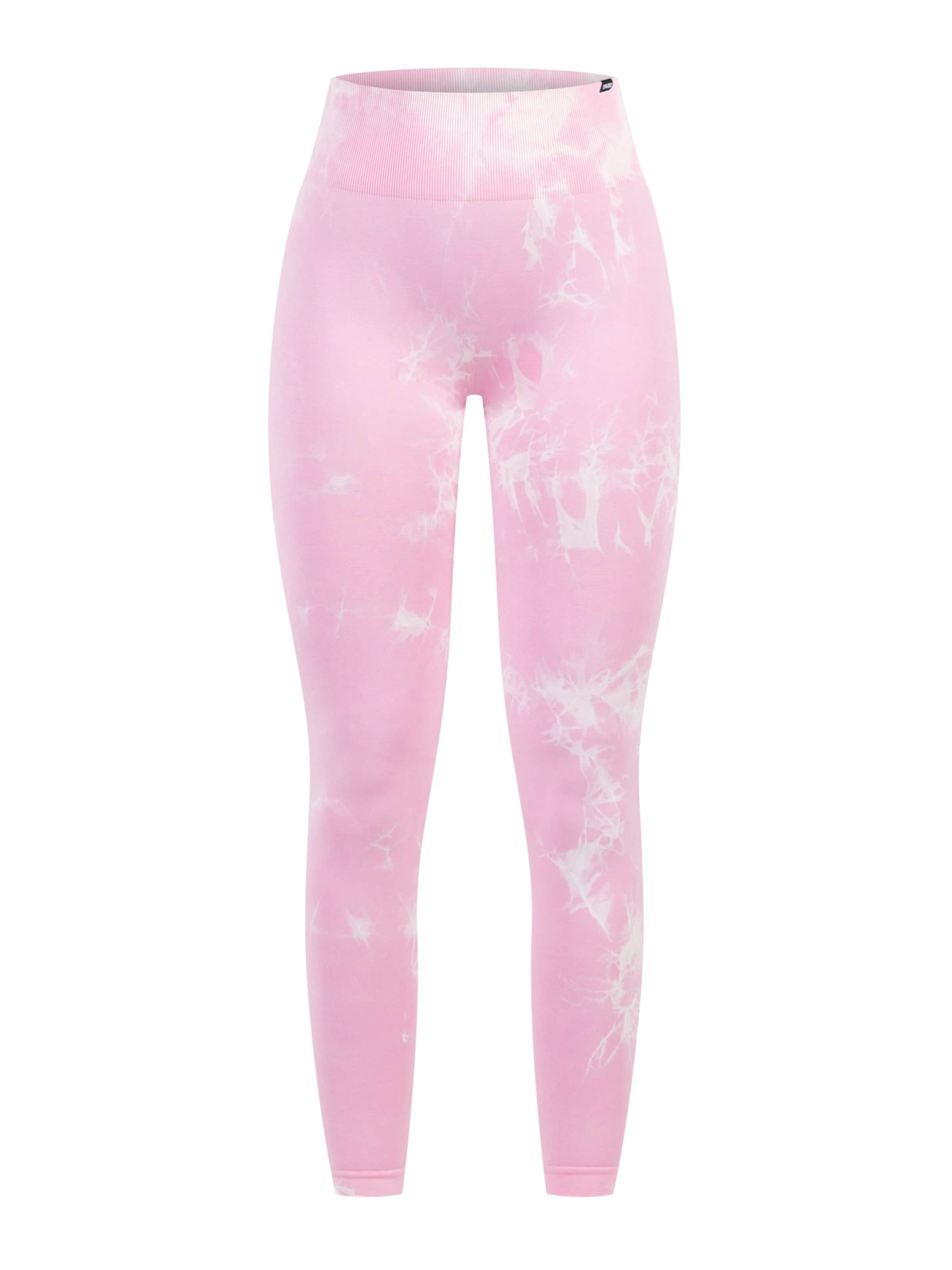 Coupe slim Leggings Smilodox en rose : devant