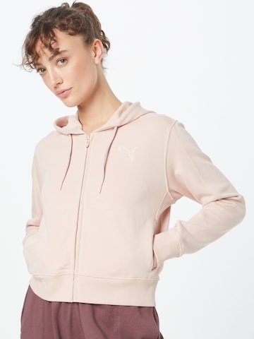 PUMA Sweatjacke in Pink