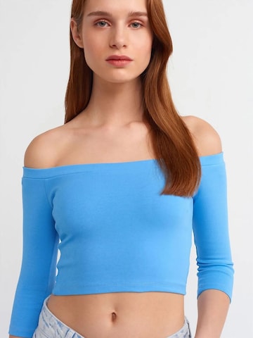 Camicia da donna di Dilvin in blu: frontale