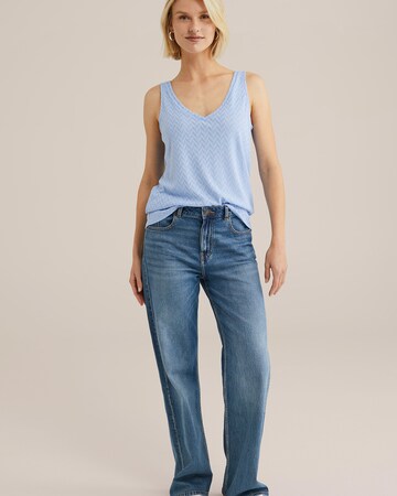 WE Fashion Sticktop i blå