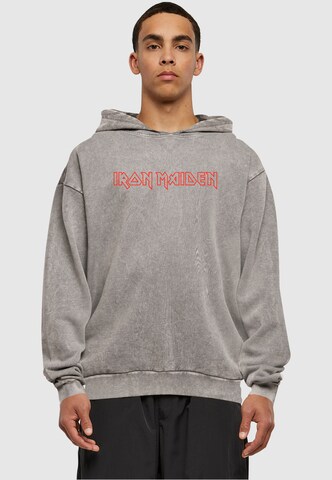 Sweat-shirt 'Iron Maiden' Merchcode en gris : devant