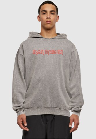 Merchcode Sweatshirt 'Iron Maiden' in Grau: predná strana