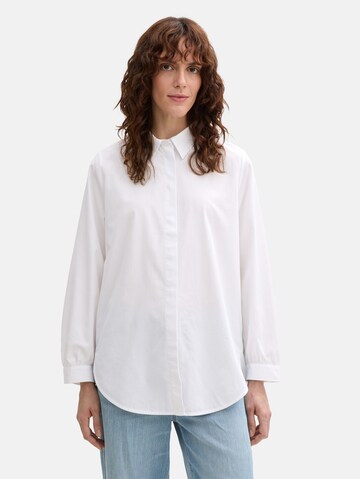 TOM TAILOR Bluse in Weiß: Vorderseite