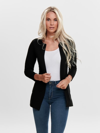 Geacă tricotată 'Leco' ONLY pe negru, Vizualizare model
