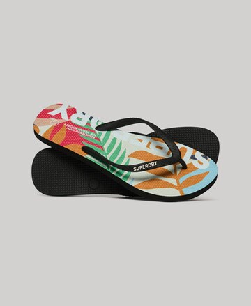 Superdry T-bar sandals in Mixed colours
