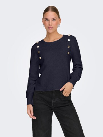 ONLY Sweater 'ONLJeanett' in Blue: front