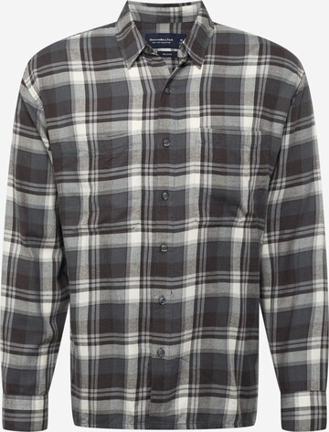 Camicia di Abercrombie & Fitch in nero: frontale