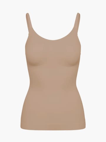 cfab (formerly creamy fabrics) Shapingtop 'Shaping Cami' in Beige: voorkant