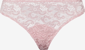 Hanro String Tanga ' Moments ' in Pink: predná strana