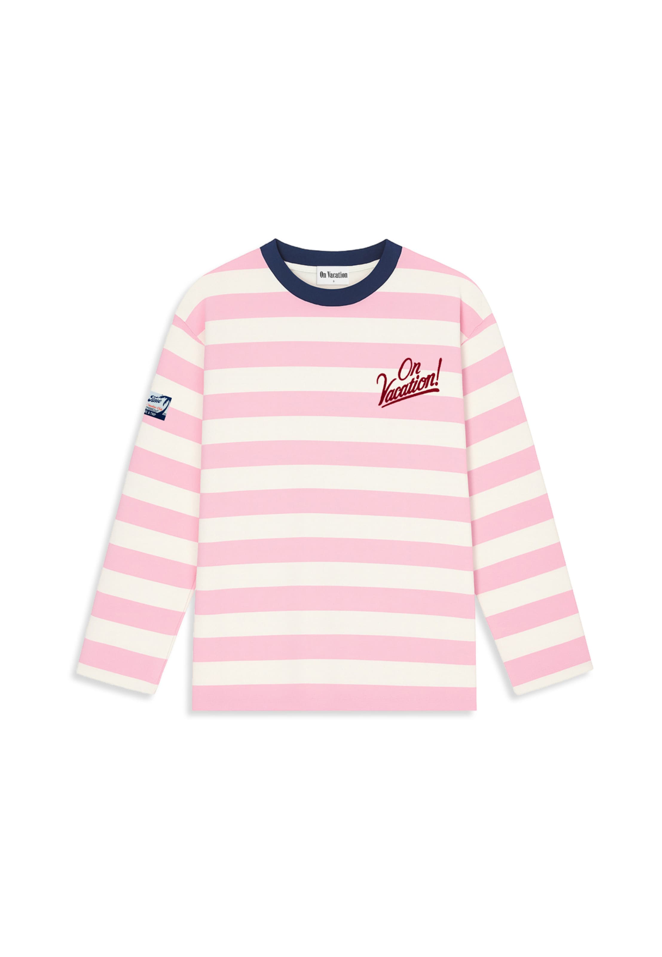 On Vacation Shirt 'Elba' in Pink: Vorderseite