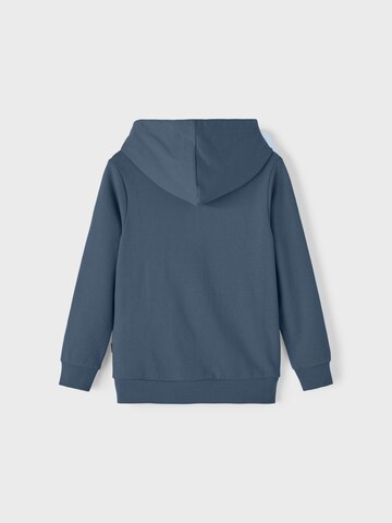 NAME IT - Sudadera con cremallera en azul