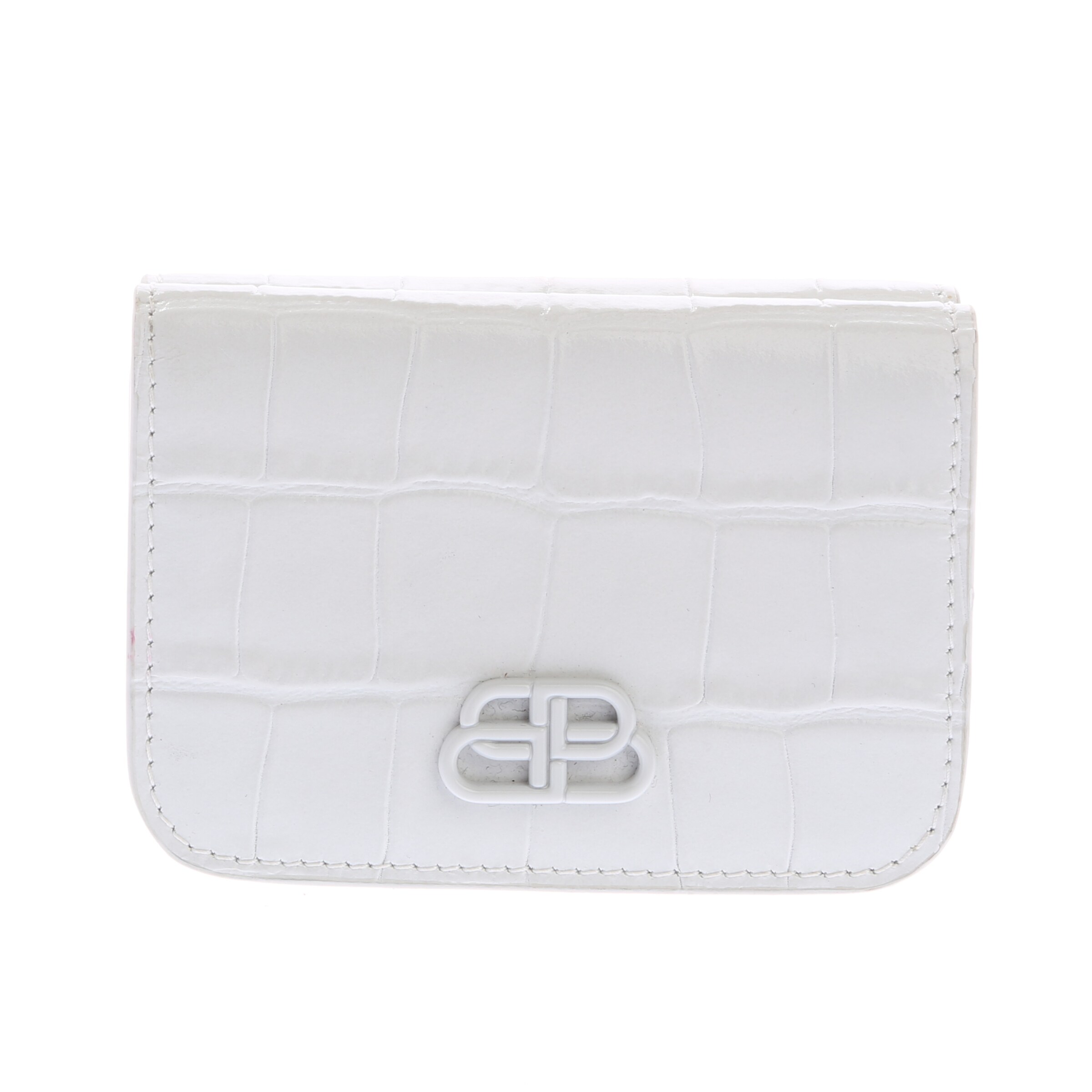 Balenciaga Small Leather Goods in One size in White: front