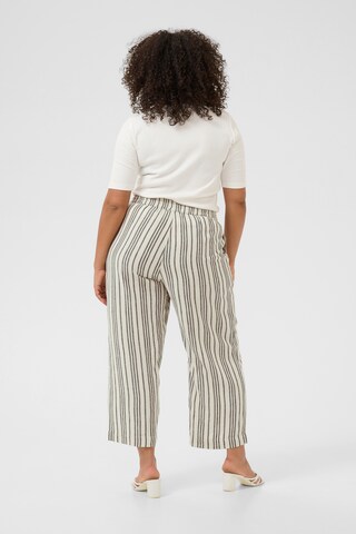 Loosefit Pantalon 'Mille' KAFFE CURVE en blanc