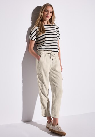 STREET ONE Loosefit Hose in Beige