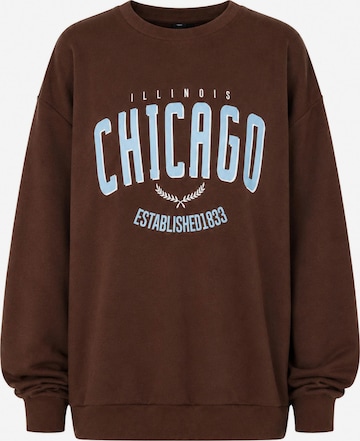 Worldclassca Oversizepullover 'Chicago' in Braun: Vorderseite