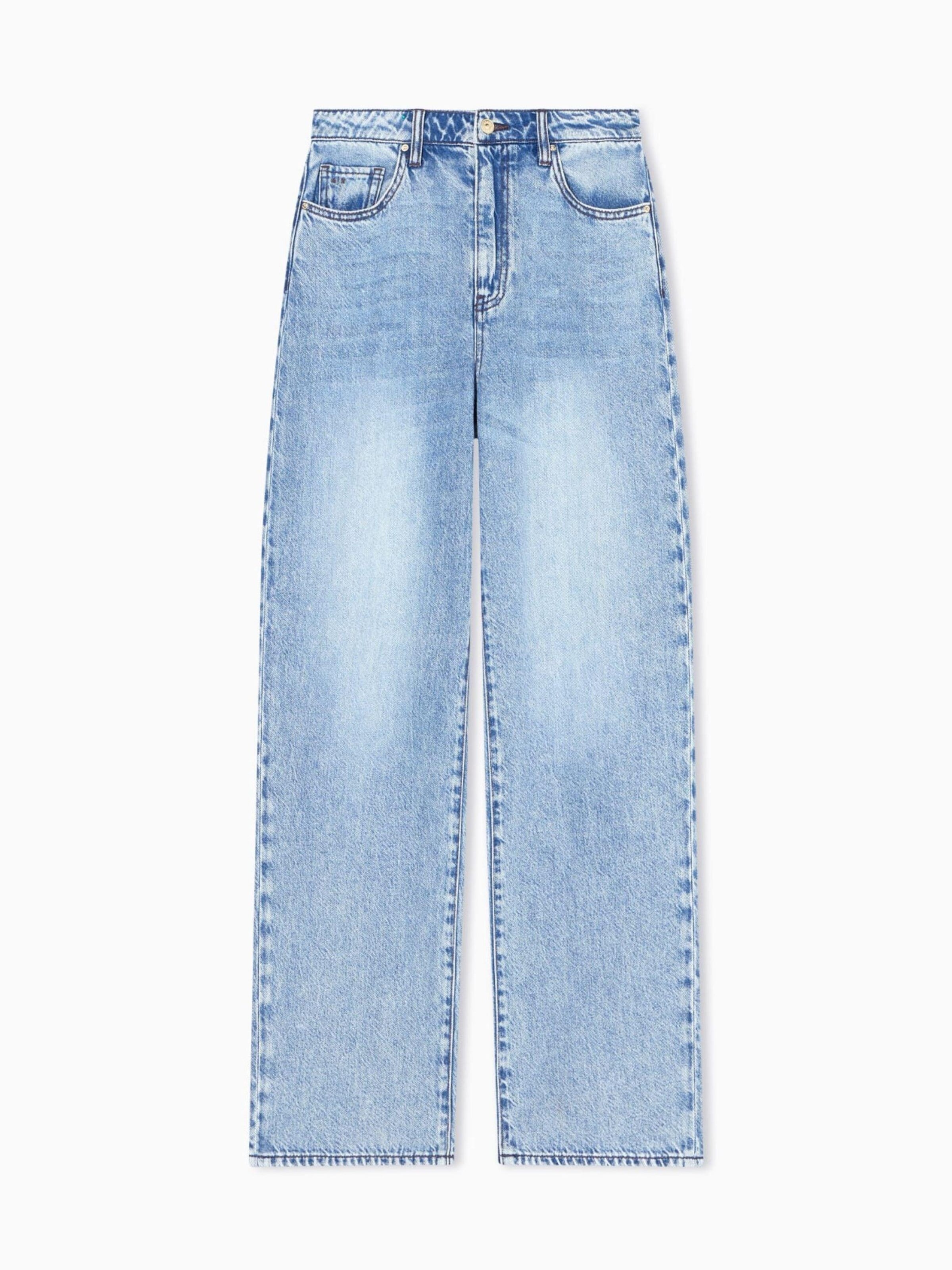 Wide Leg Jean 'XW000100' ARMANI EXCHANGE en bleu : devant