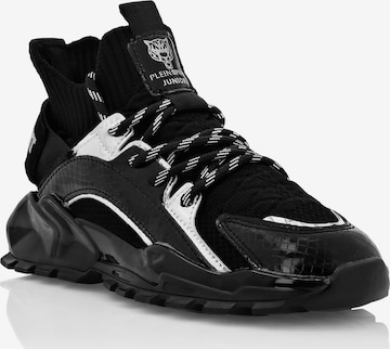 Plein Sport - Sapatilhas em preto: frente