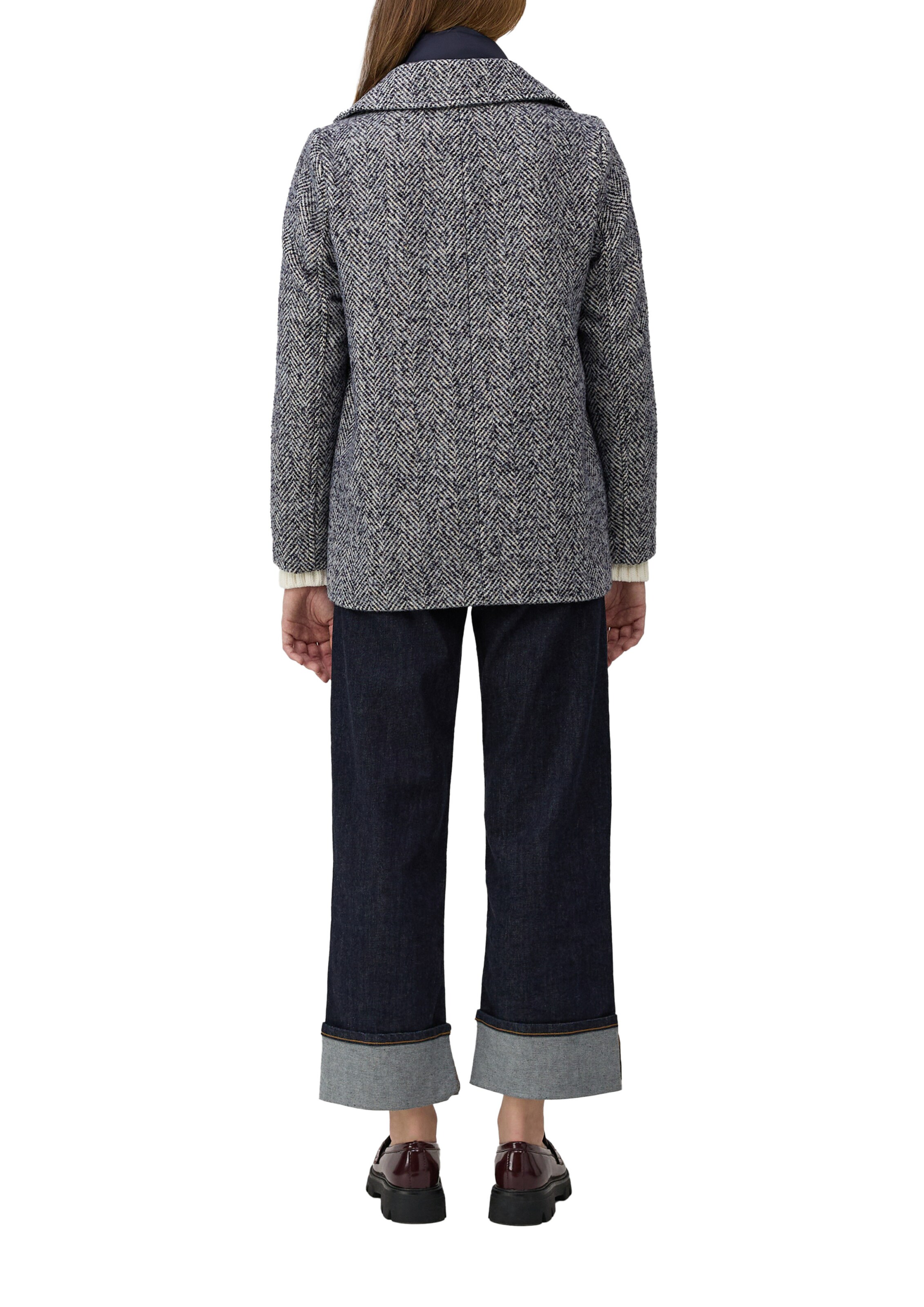 s.Oliver Between-Seasons Coat in Blue