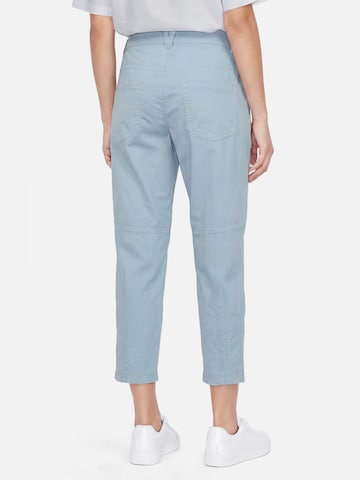 MAC Loosefit Chino 'Ebby' in Blauw