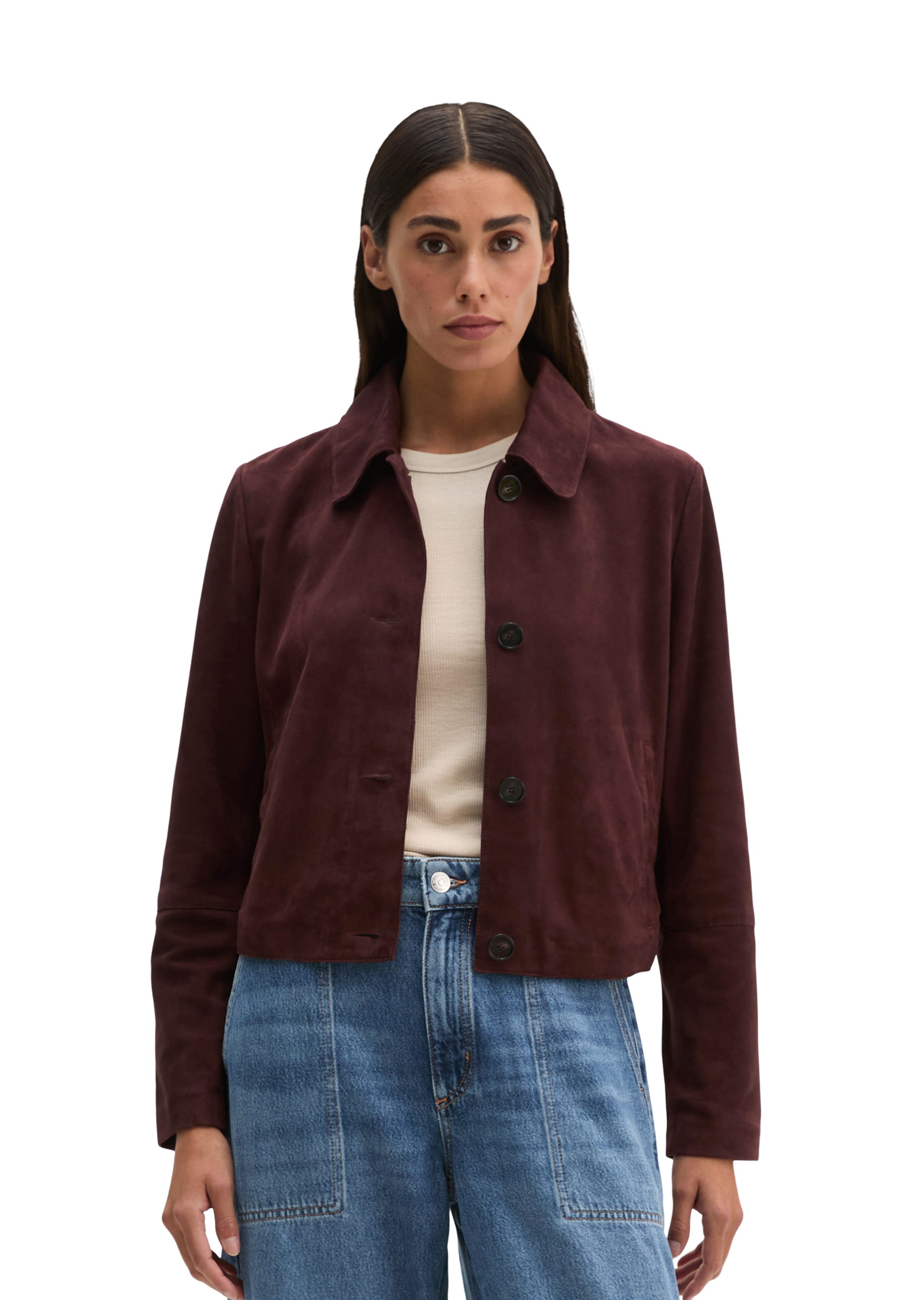 Marc O'Polo Between-season jacket in Red: front