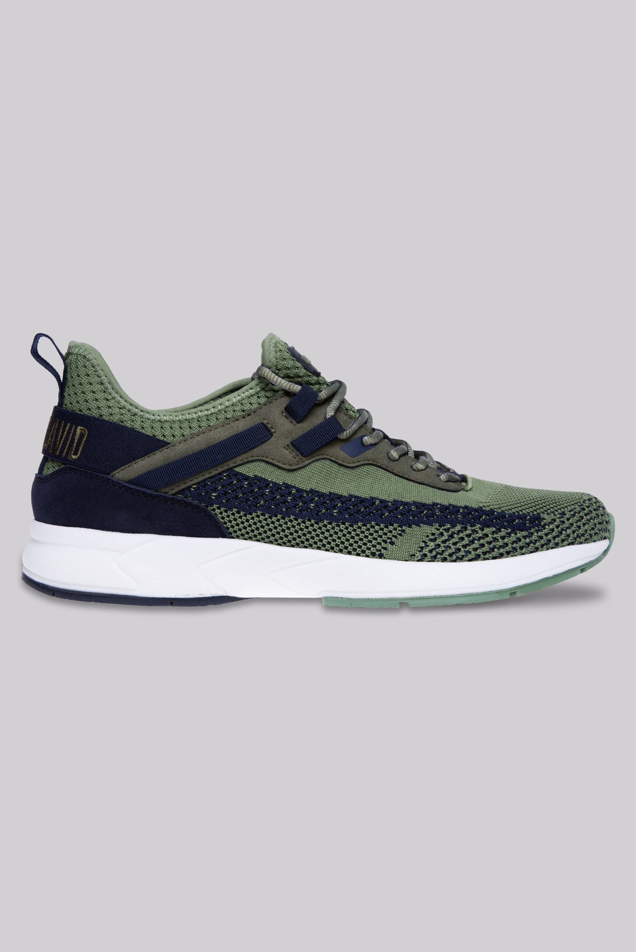 Männer Sneaker CAMP DAVID Power Sneaker im Strick-Design mit Logostick in Khaki - JD19418 Männer Sneaker CAMP DAVID Power Sneaker im Strick-Design mit Logostick in Khaki - JD19418