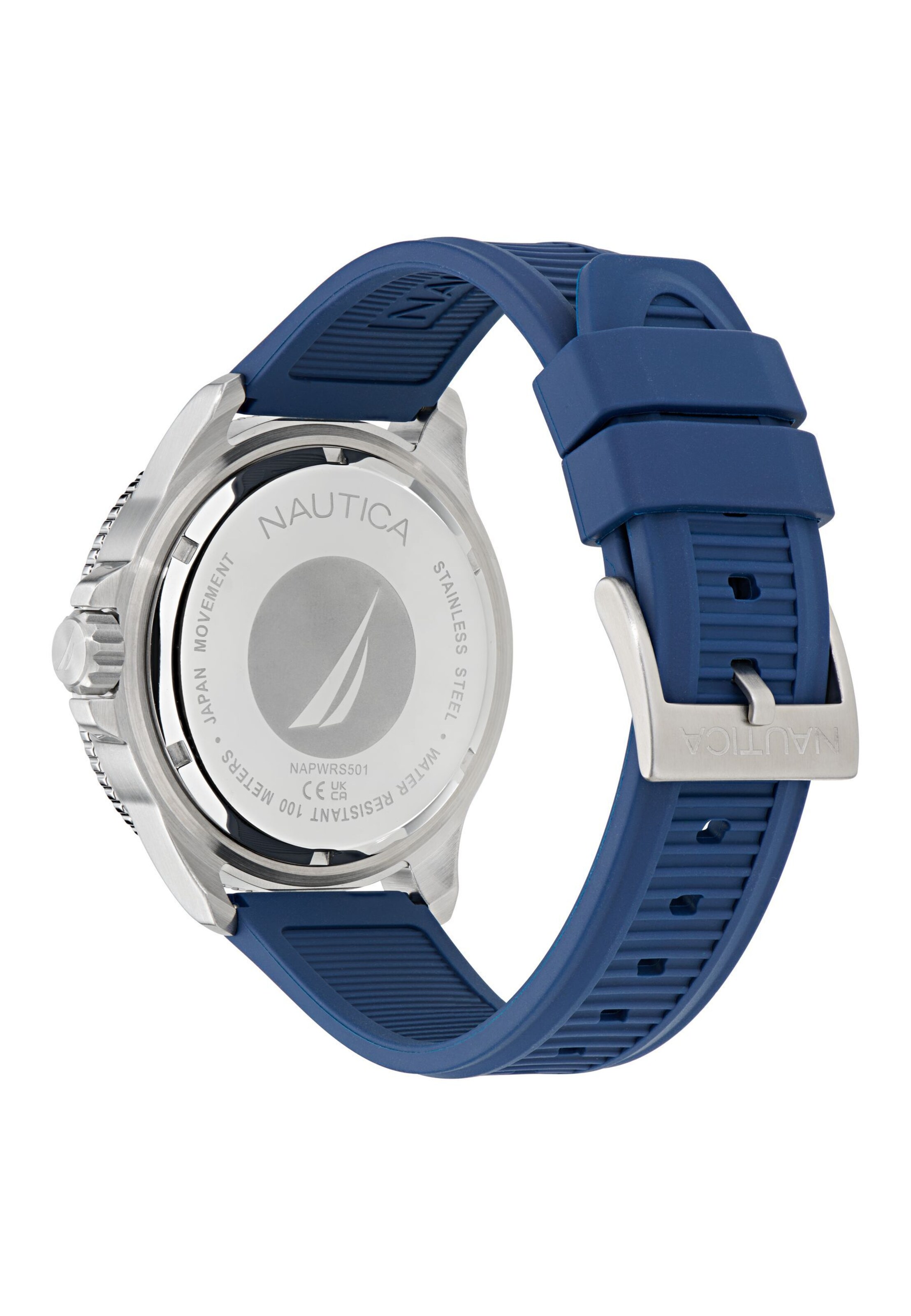 Montre à affichage analogique 'Windrose' NAUTICA en bleu