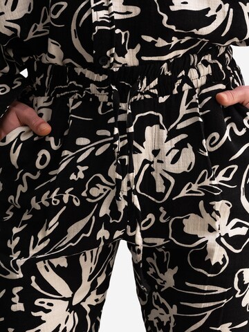 Loosefit Pantaloni di Giesto in nero