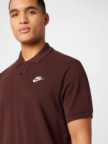 Nike Sportswear - Regular Fit Camisa em castanho