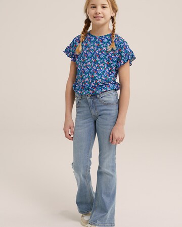 WE Fashion Shirt in Blau