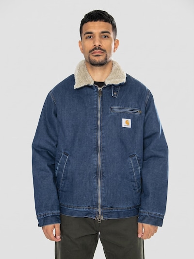 Carhartt WIP Übergangsjacke 'Herald' in S in blue denim, Produktansicht