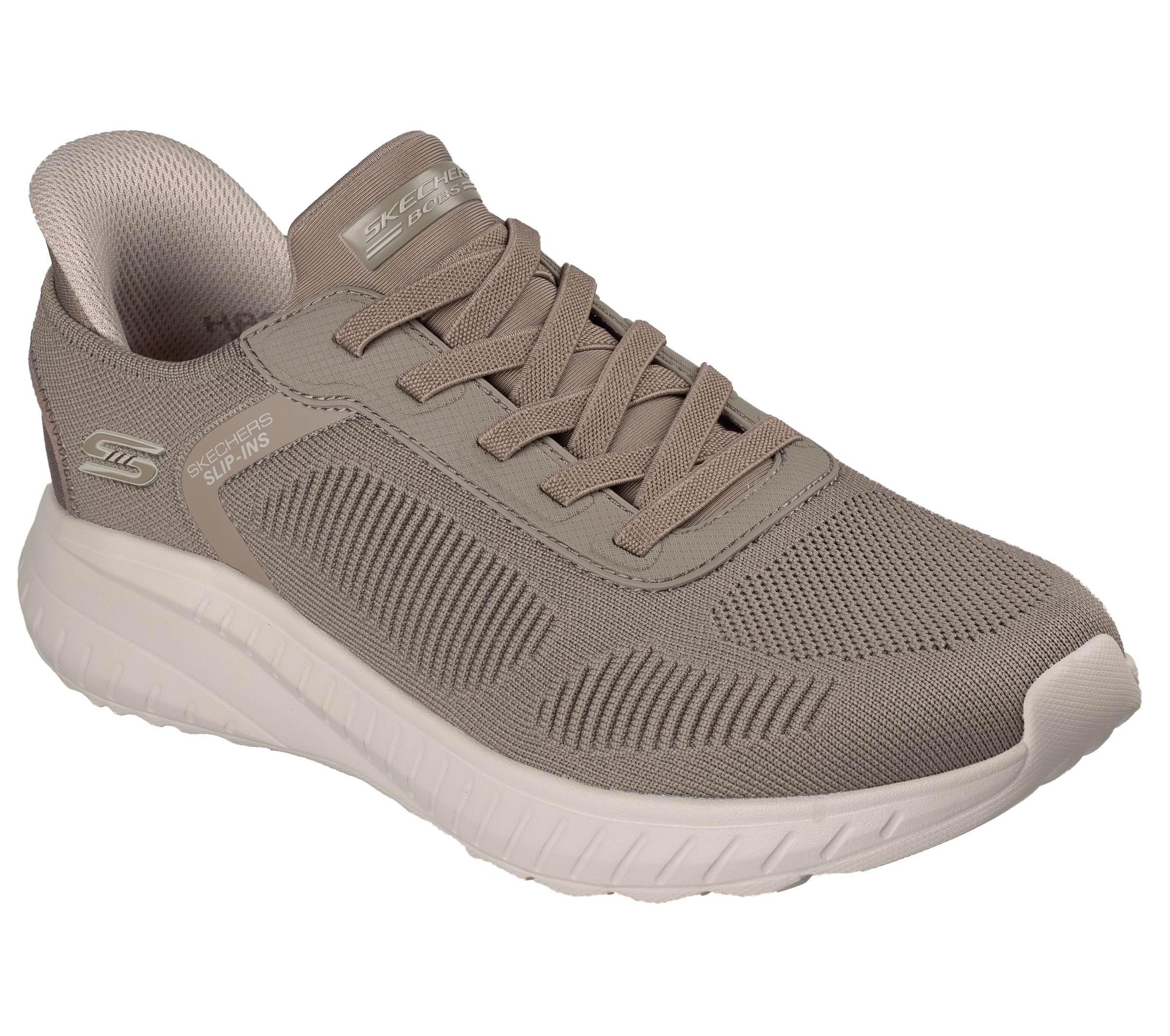 Baskets basses 'Bobs Squad Chaos - Silid Step' SKECHERS en marron