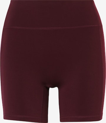 ICANIWILL Skinny Sportshorts in Rot: Vorderseite