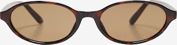 BershkaSunčane naočale - smeđa boja: prednji dio