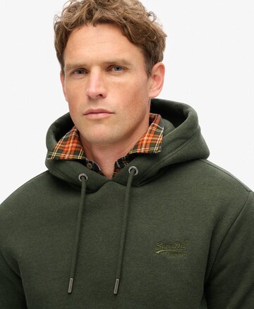 Superdry Sweatshirt 'Essential' in Groen