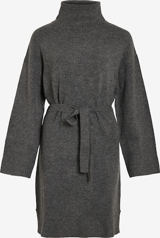 VILA Knitted dress 'Malina' in Grey: front