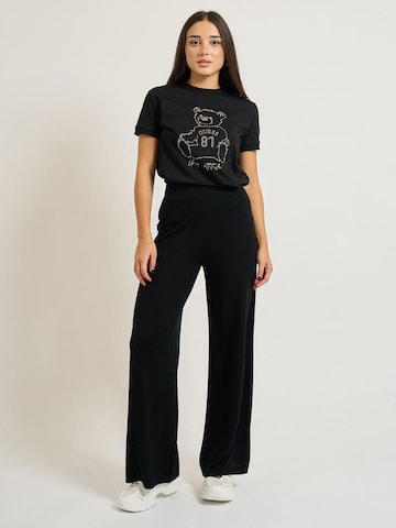 Emporio Armani Regular Hose‌‌‌‌‌‌‌ in Schwarz: Vorderseite