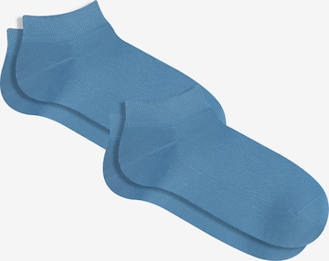 Albero Natur Füßlinge 'Bio-Baumwoll-Sneakersocken Unisex - 2er Pack' in Blau: Vorderseite